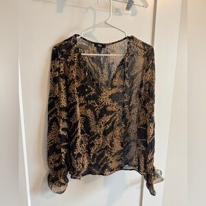 Paige Jojie Silk Blouse Size M